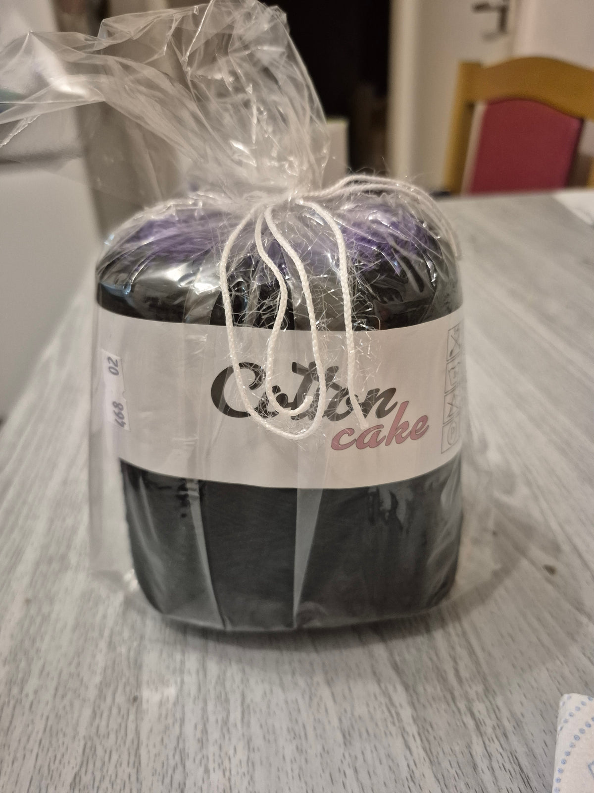 Cotton cake yarn