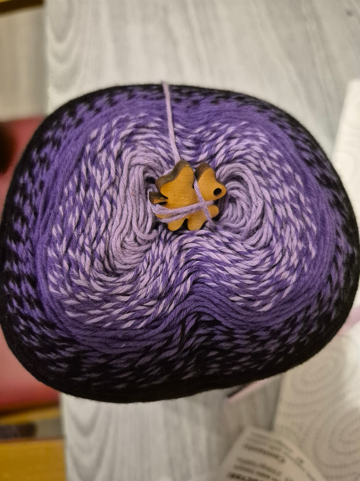 Cotton cake yarn
