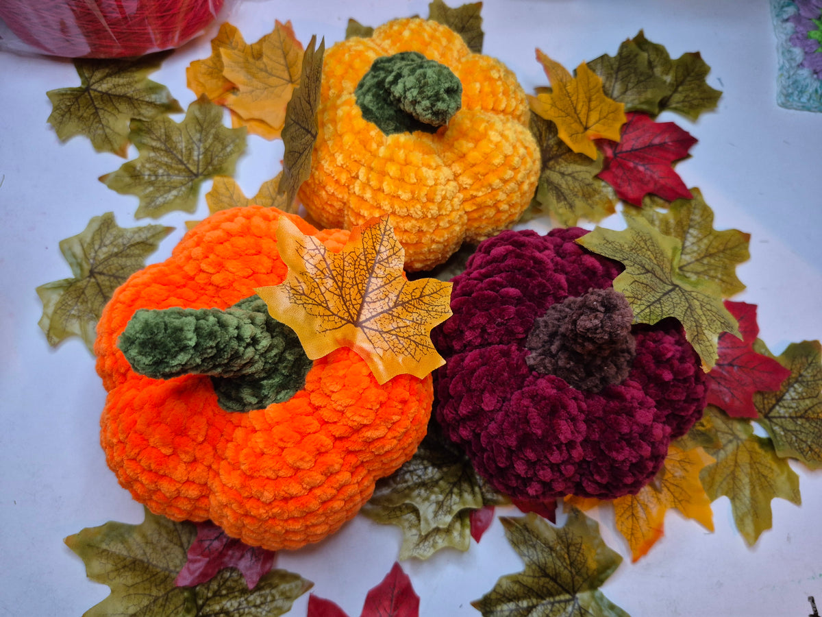 Pumpkin plushie